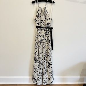 Anthropologie wide leg floral jumpsuit. (XS) fits like a XS-M